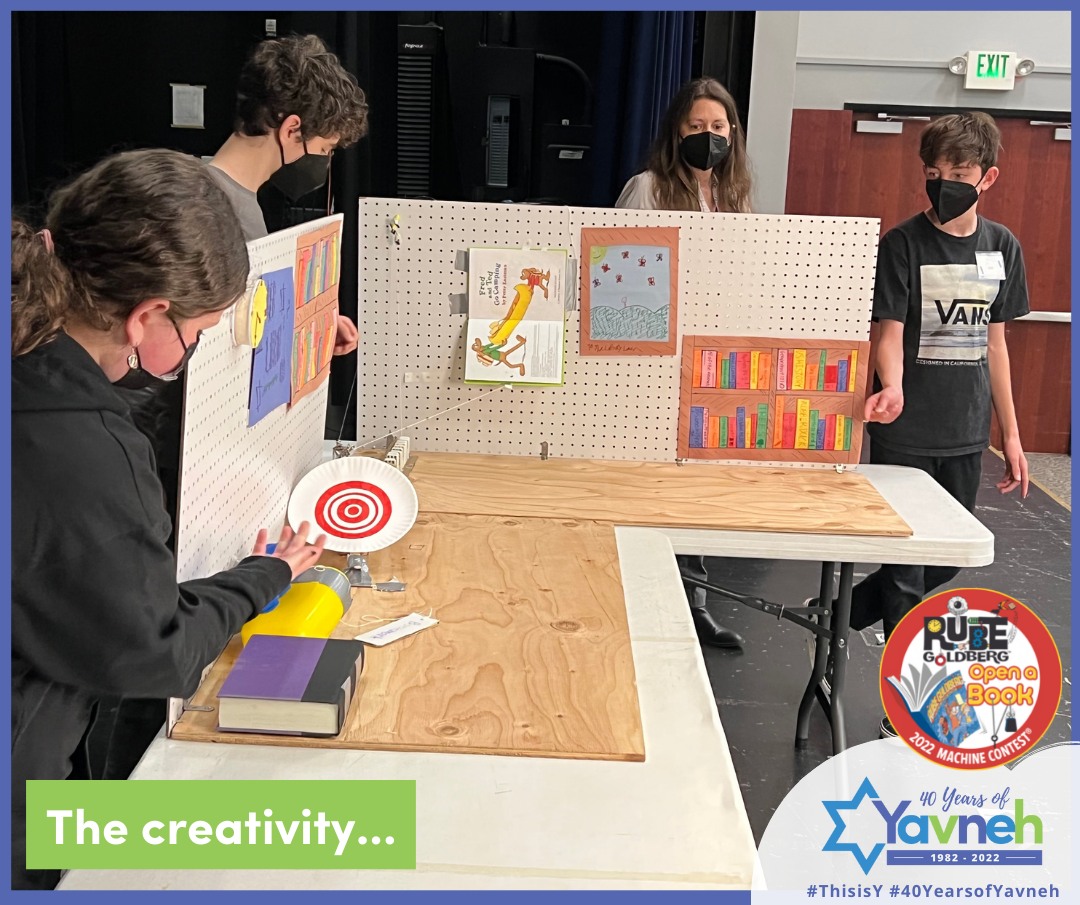 Yavneh's First Ever Rube Goldberg Machine Competition